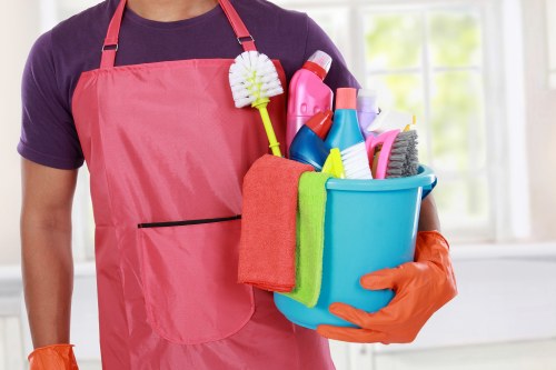 Technician applying upholstery cleaning treatment in Tulse Hill
