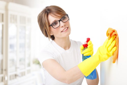 Local carpet cleaning service treating hallway carpet in Tulse Hill